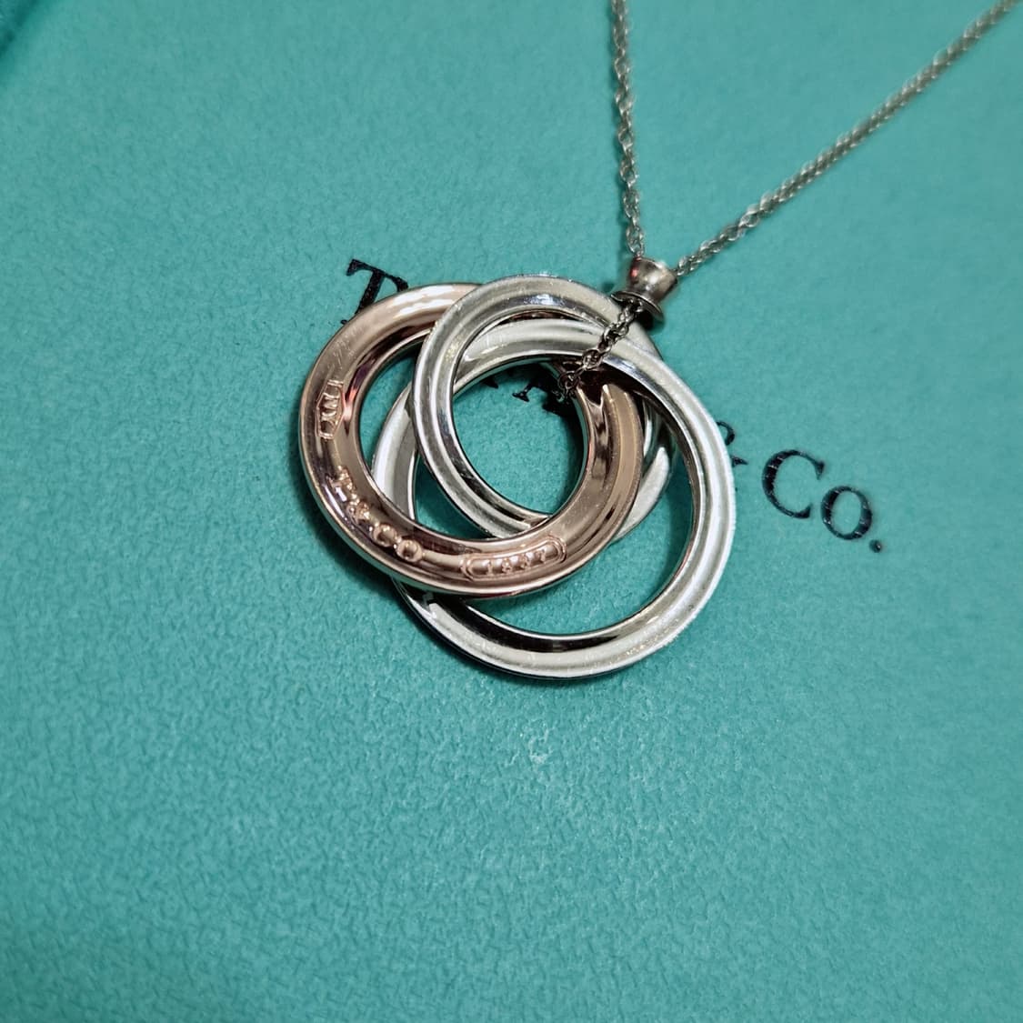 티파니 한정판 트리플 서클 목걸이 상품이미지5