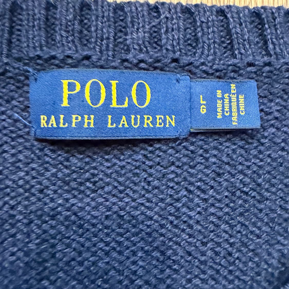 폴로 랄프로렌 베어 네이비 니트 상품이미지3