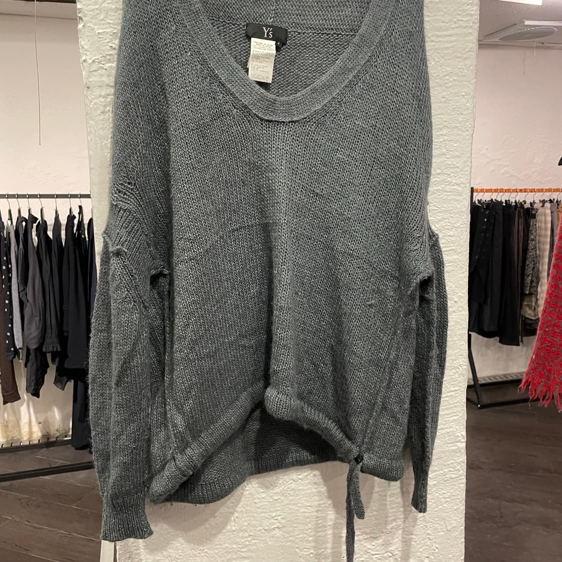 요지야마모토 오버사이즈 니트 상품이미지2