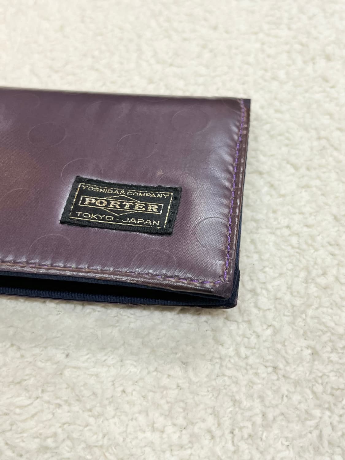 포터 도트 카드지갑 퍼플 상품이미지4
