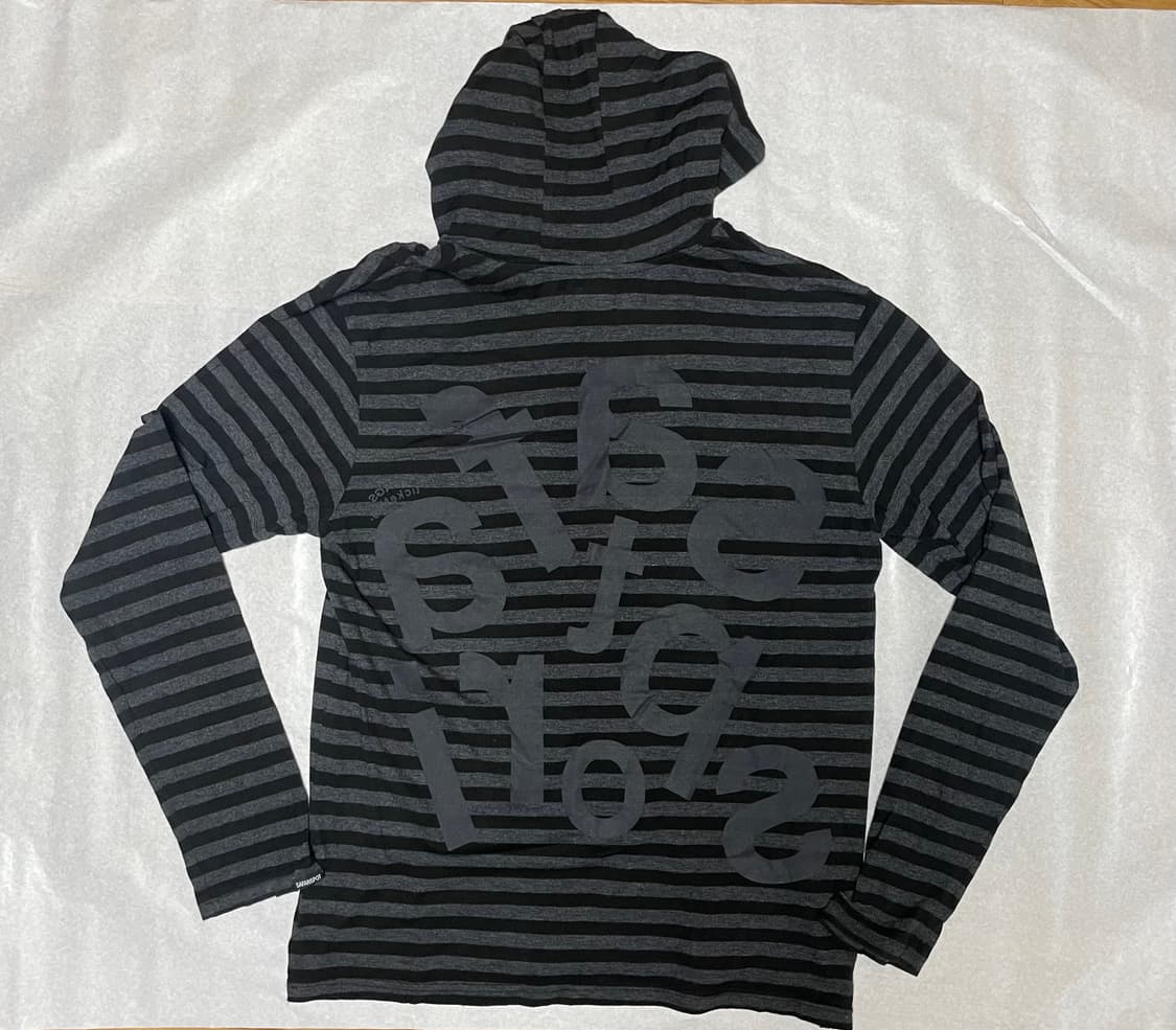 STRIPE BORDER HOODIE 1 size 사파리스팟 상품이미지2