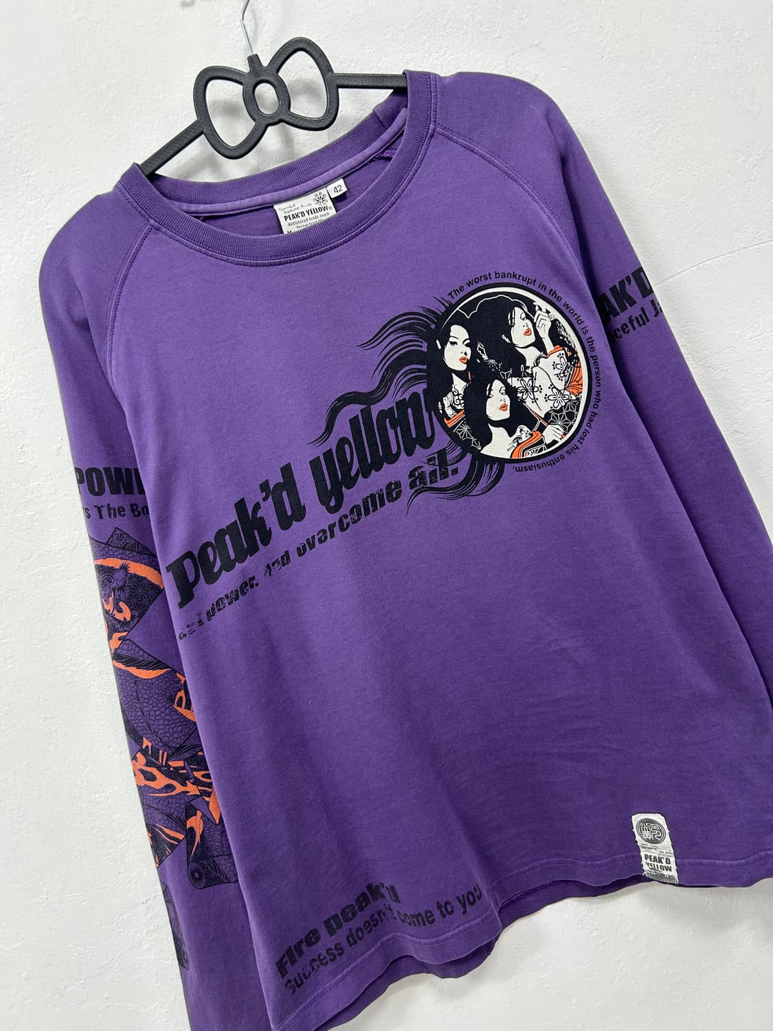 [PEAK'S] 히글깔 오리엔탈 게이샤 밴드 펑크 롱슬리브 상품이미지7