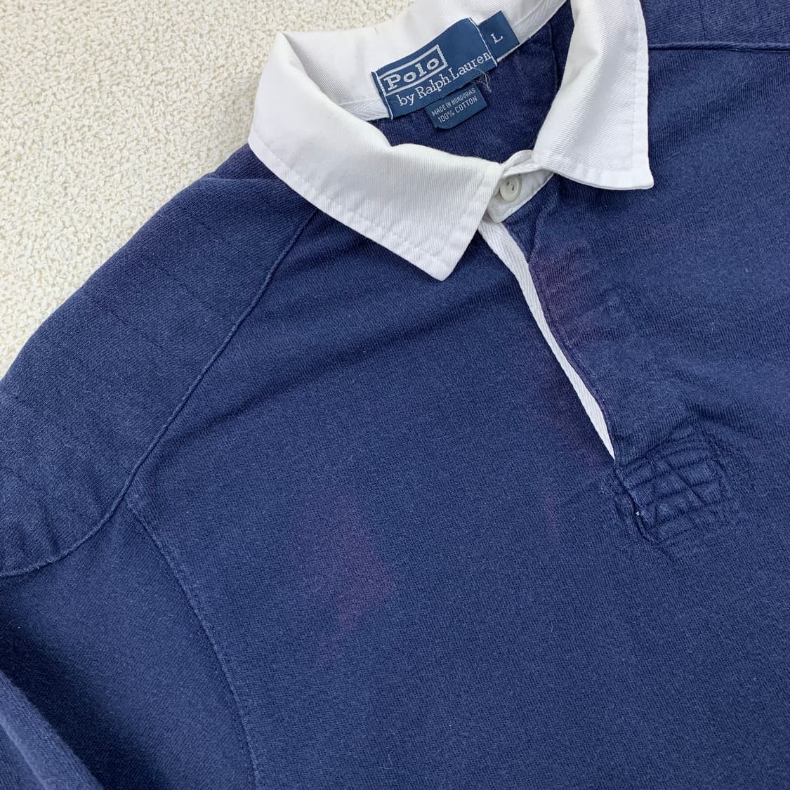 폴로 랄프로렌 포니로고 네이비 럭비 티셔츠 상품이미지6