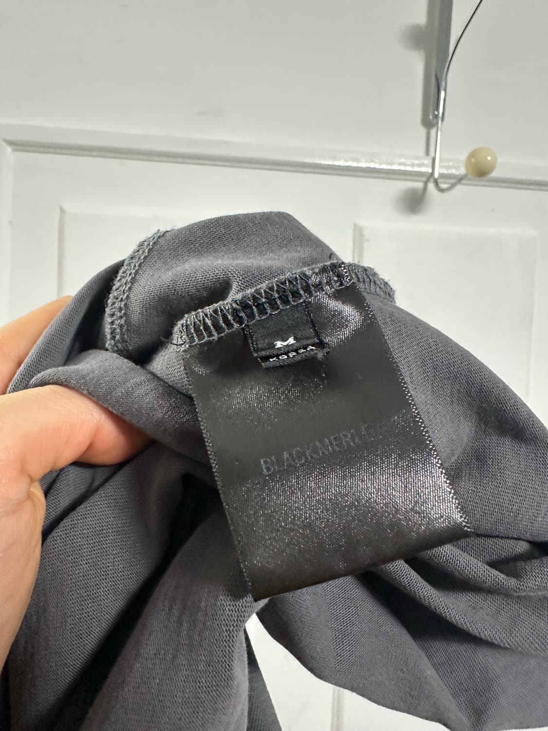 블랙멀 BLACKMERLE 지퍼 롱슬리브티 상품이미지4