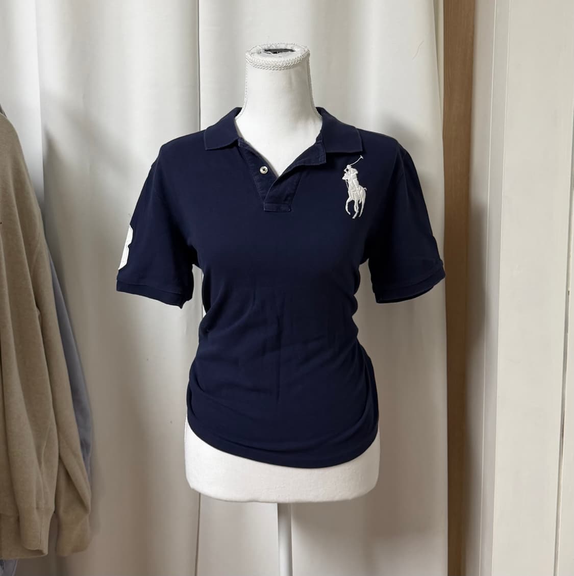 폴로 랄프로렌 빅포니 딱붙 반팔 피케 상품이미지2