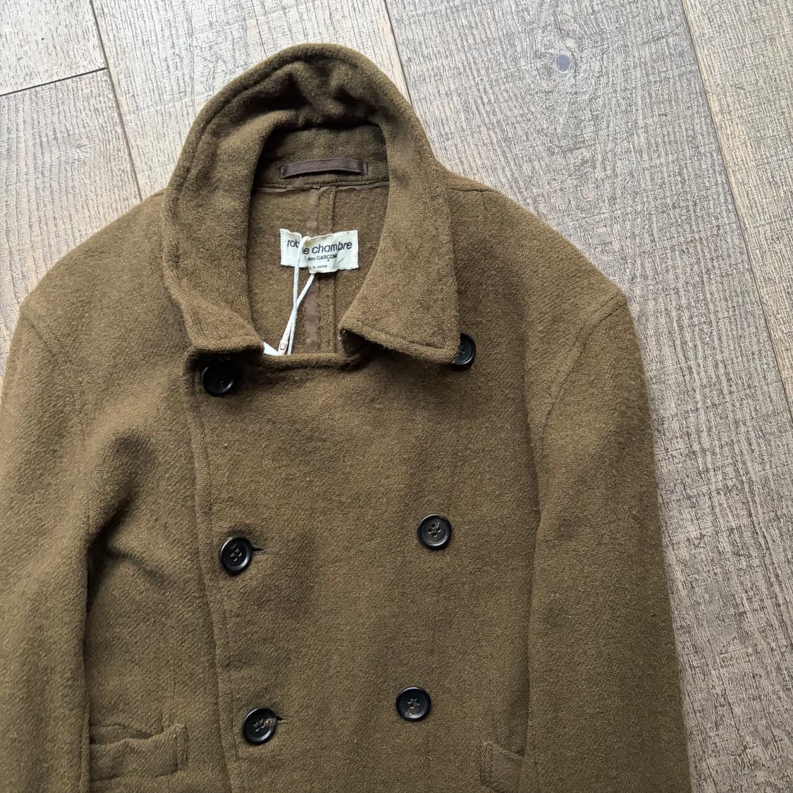 90's Fulling Wool Double Button Coat 상품이미지4