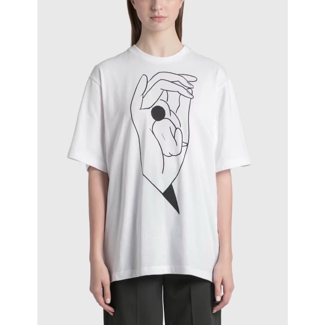 르메르 x 토마가 사이드버튼 프린트 반팔 티셔츠 상품이미지2