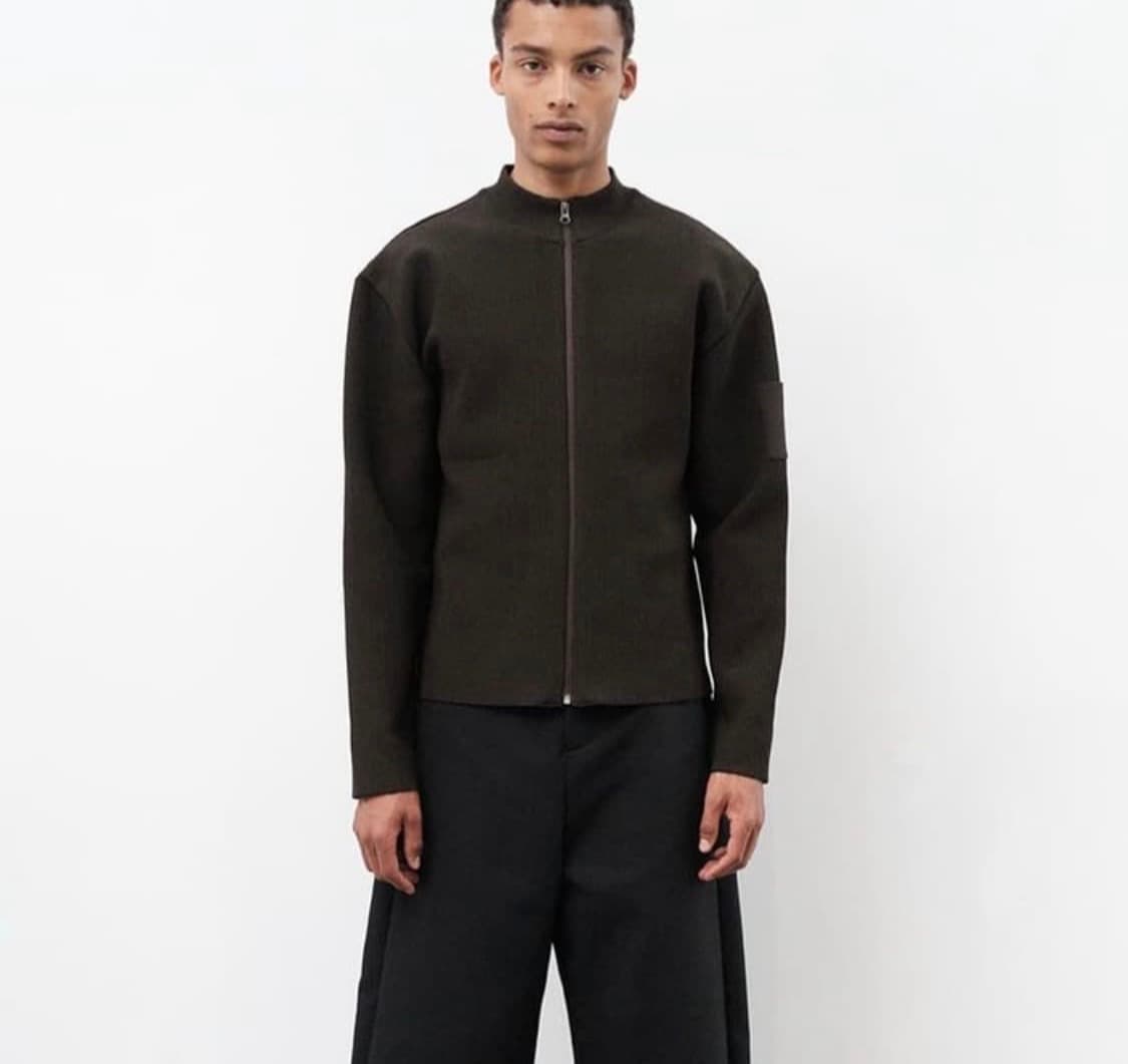 아모멘토 맨즈 모크넥 집업 가디건 L사이즈 상품이미지1