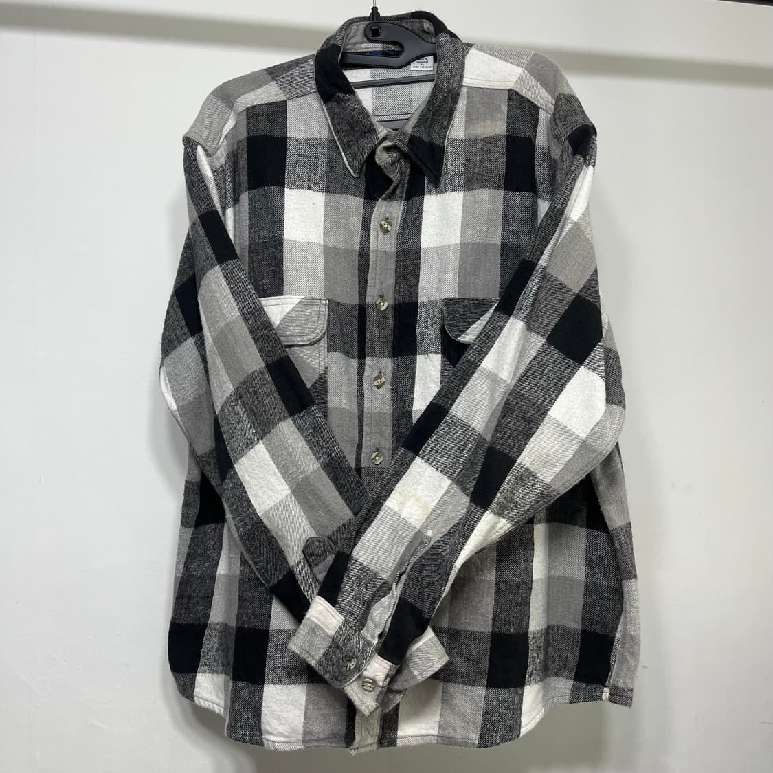 90s HEAVY COTTON FLANNEL 헤비코튼 플란넬 셔츠 상품이미지2