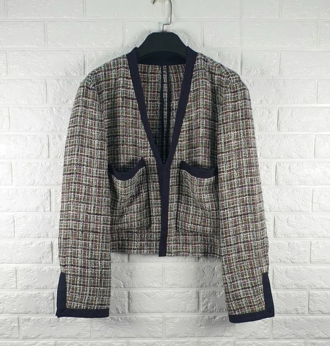 [55]시스템 트위드 오픈 가디건 상품이미지1