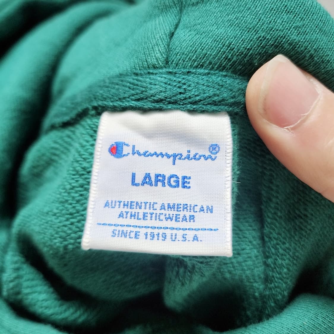 [L] 챔피온 빅로고 후드티 상품이미지4