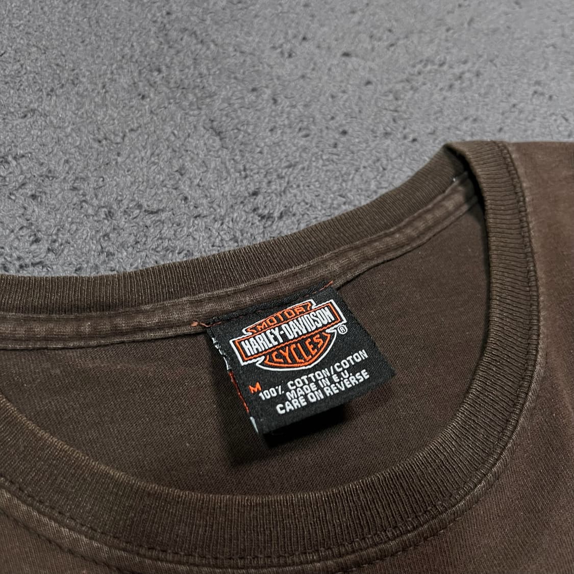 00's 할리데이비슨 브라운 반팔 상품이미지4