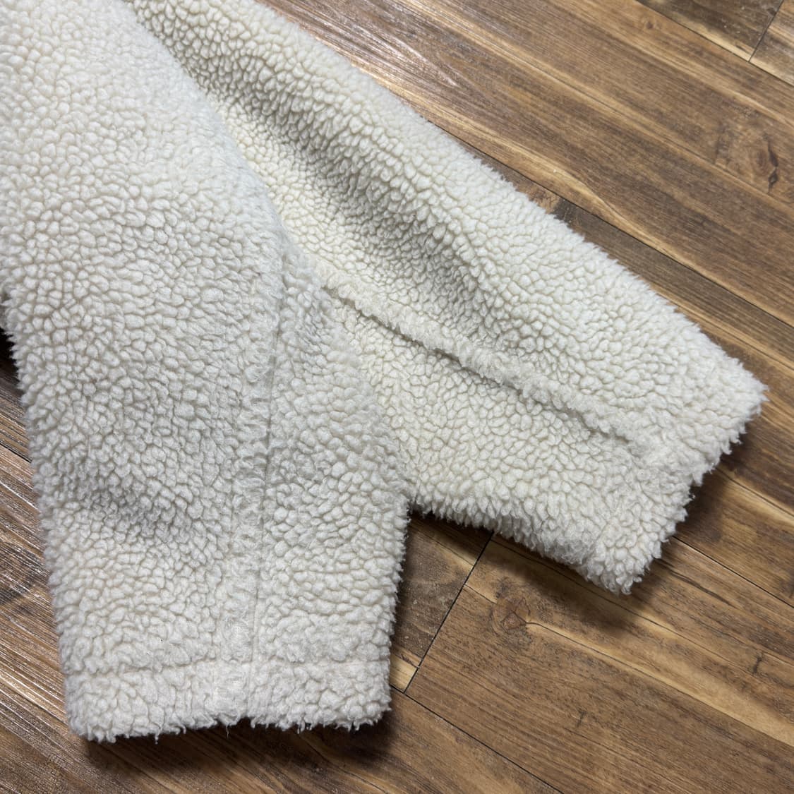 커버낫 보아 플리스 뽀글이 무통 자켓 상품이미지9