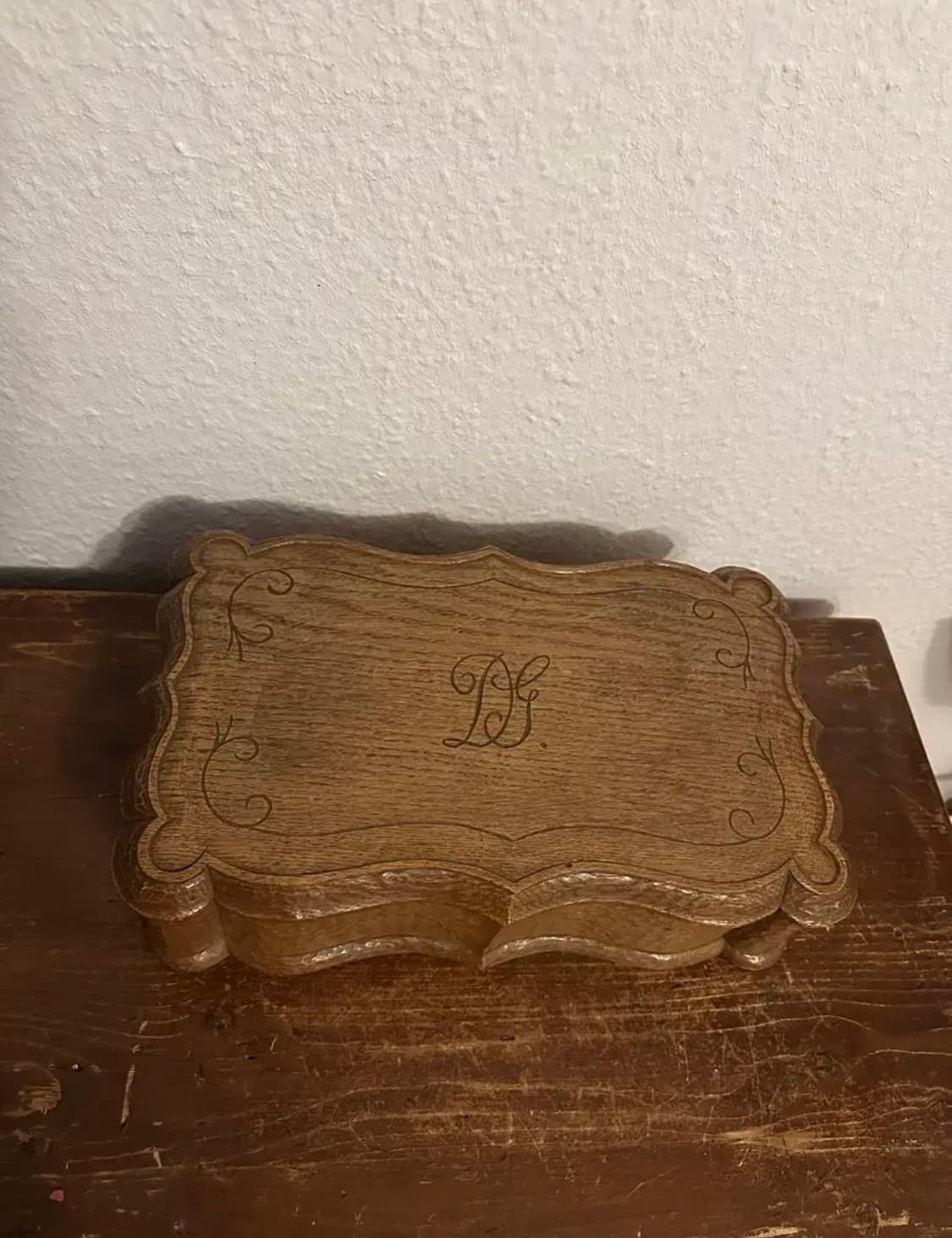 독일)빈티지 DG 나무함 상품이미지1