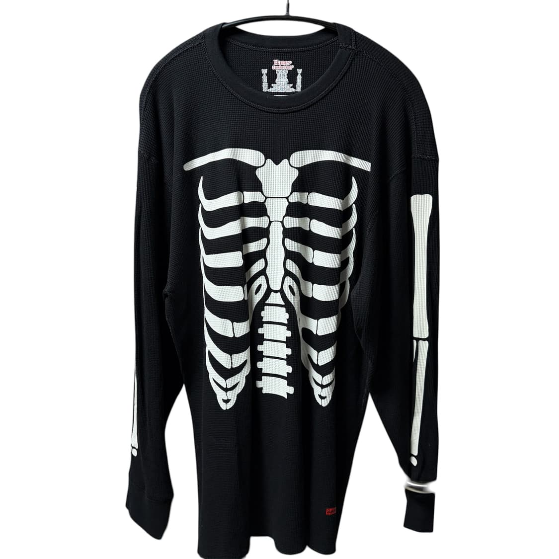 슈프림 헤인즈 본즈 써멀 크루 블랙 XL 상품이미지1