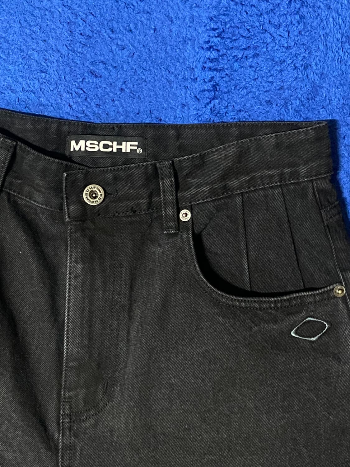 MSCHF 미스치프 롬버스 슬로치 워시드 진 블랙 M 상품이미지4