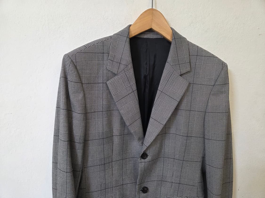 SYSTEM 남성 글렌체크 블레이저 100 상품이미지2