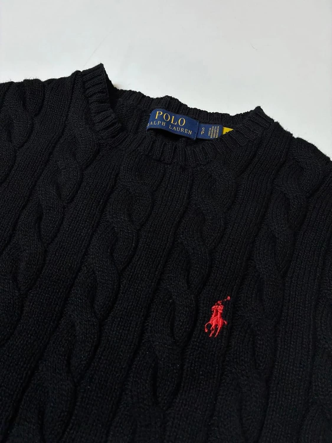 폴로 랄프로렌 큐알 신형 꽈배기 코튼 니트 PN8263 상품이미지3