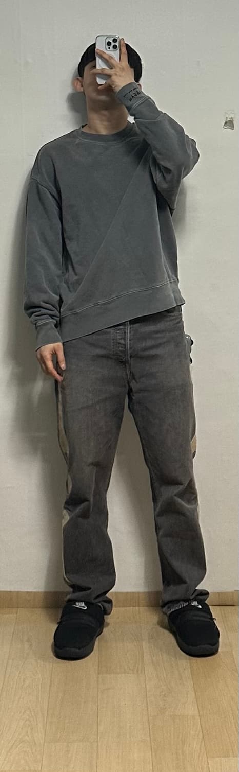 비이커 가먼트다잉 맨투맨 상품이미지5