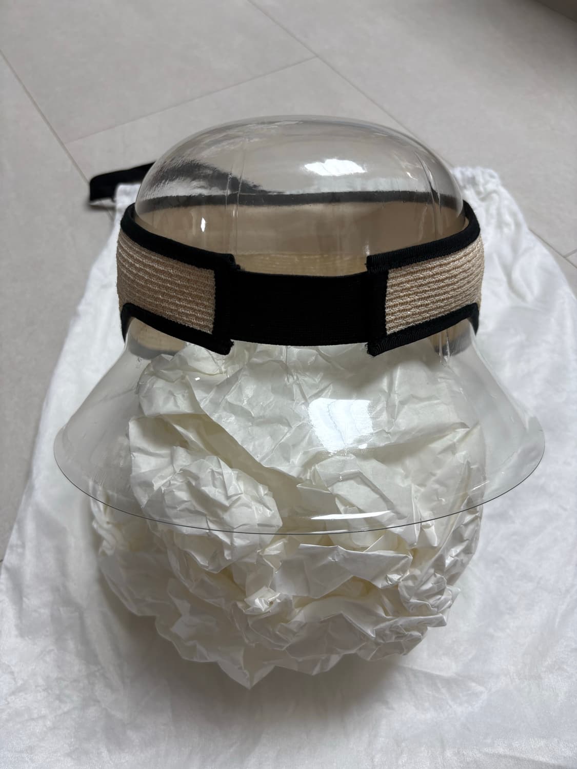 샤넬 리본 선바이저 모자 상품이미지4