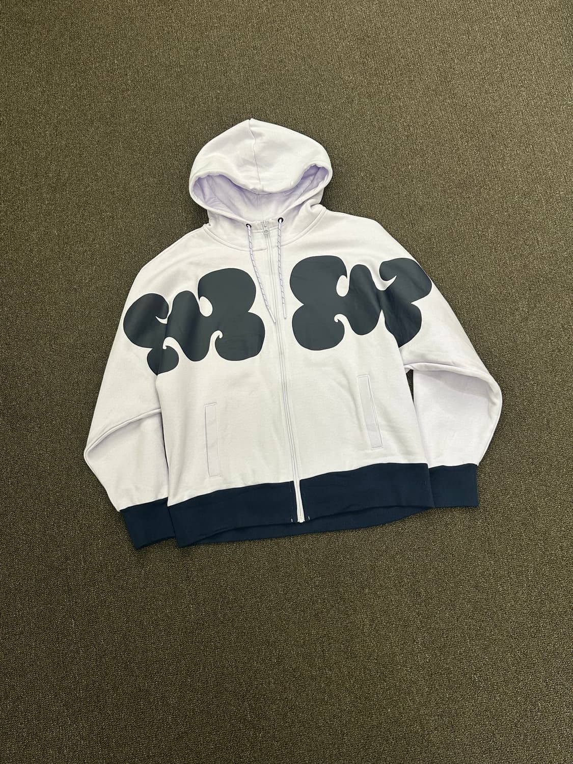 L)아디다스x마리메꼬 빈티지 퍼플 후드집업 상품이미지1