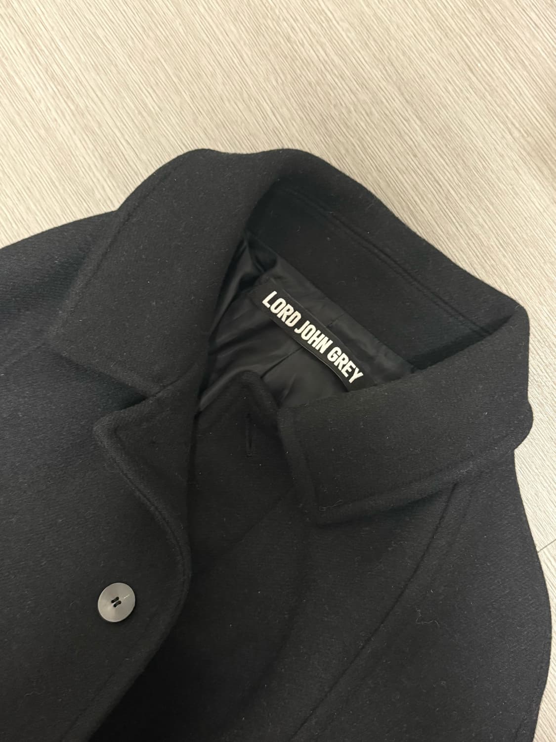 로드존그레이 울 발마칸 코트 상품이미지4