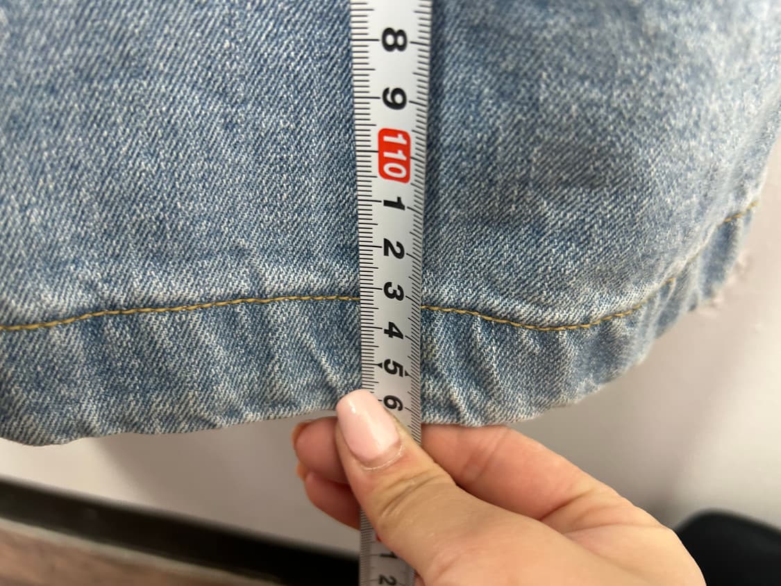 MLB 여성 데님 롱코트 S  상품이미지6