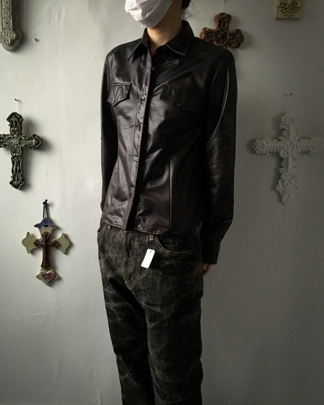 Glossy shirt 상품이미지1