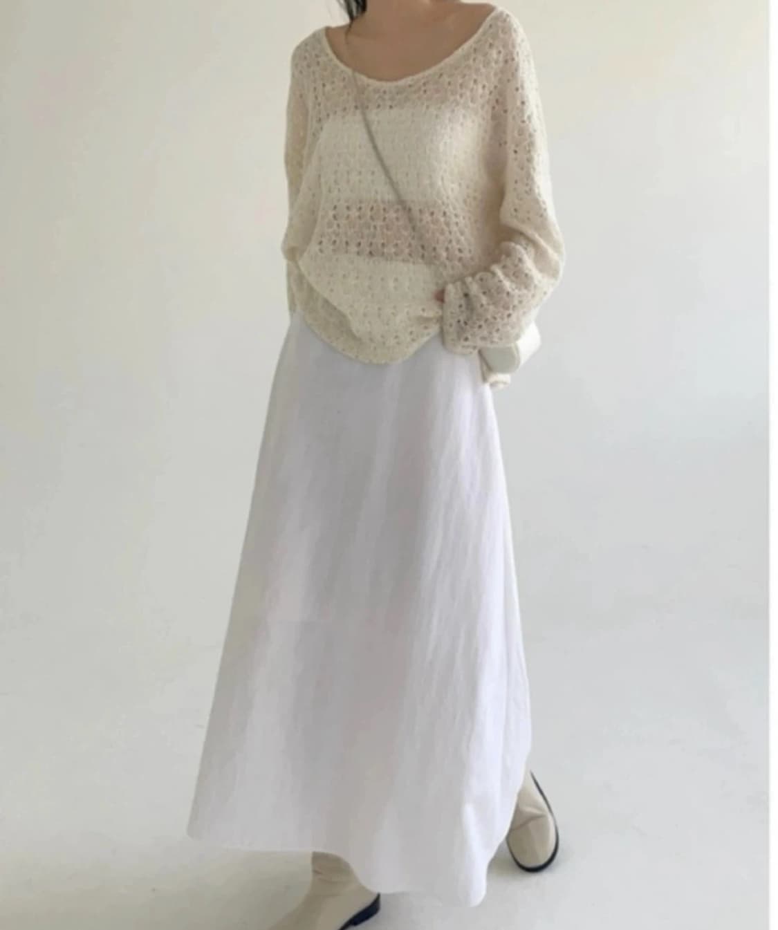 아델리오 스커트 nylon a-line skirt 상품이미지2