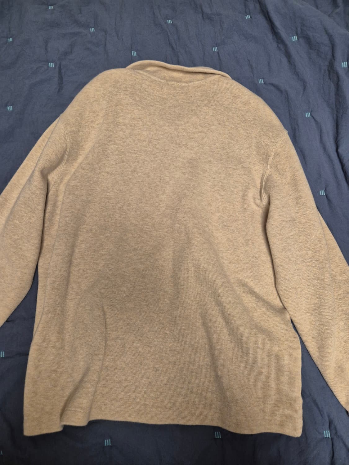 빈티지 폴로 하프집업 반집업 오트밀 XL 상품이미지2