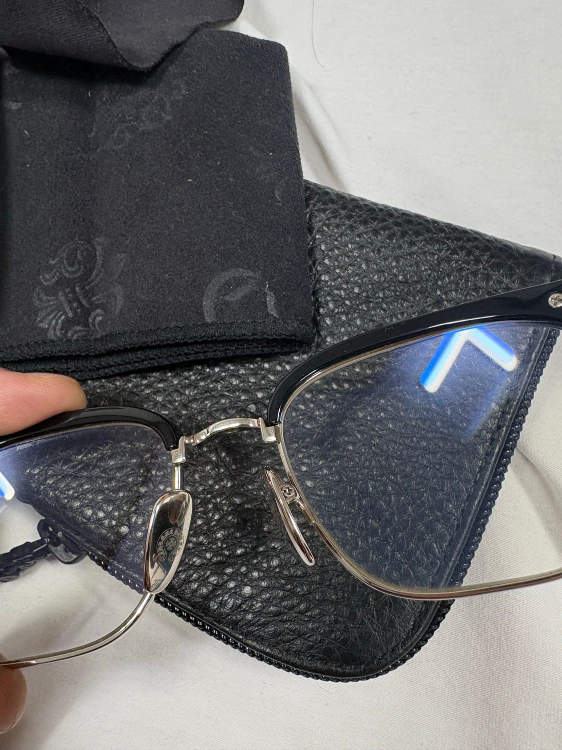 크롬하츠 슬런트레딕션 블랙/실버 상품이미지7