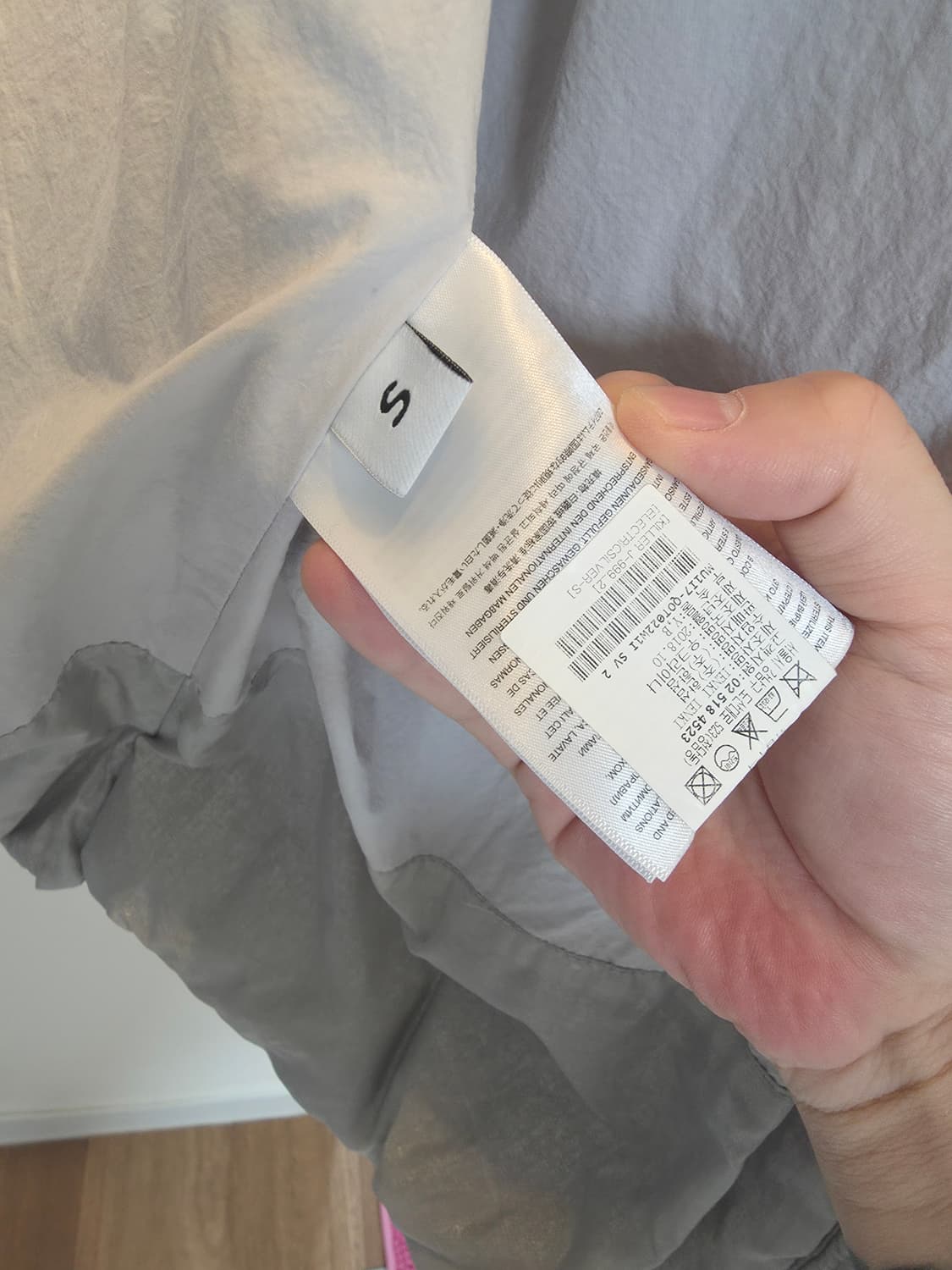 옌키옌키  패딩 실버그레이 s사이즈 판매해요 상품이미지7