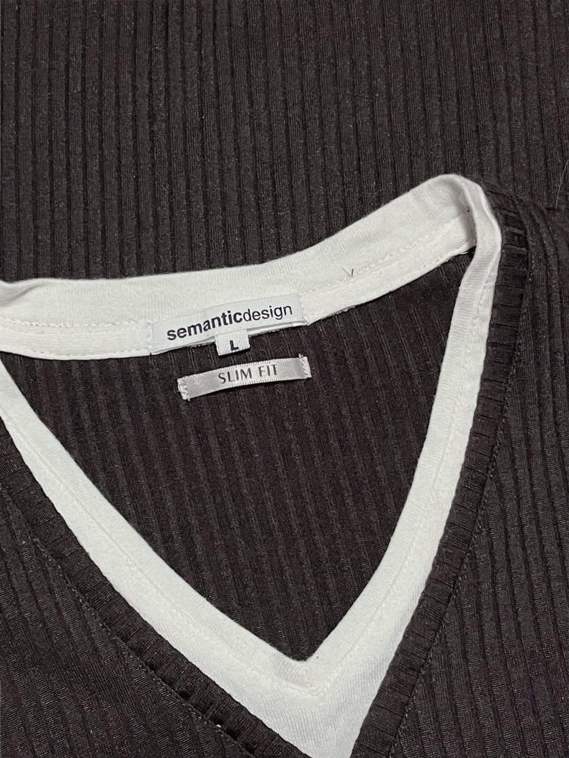 (semantic design) 00s ribbed t  상품이미지3