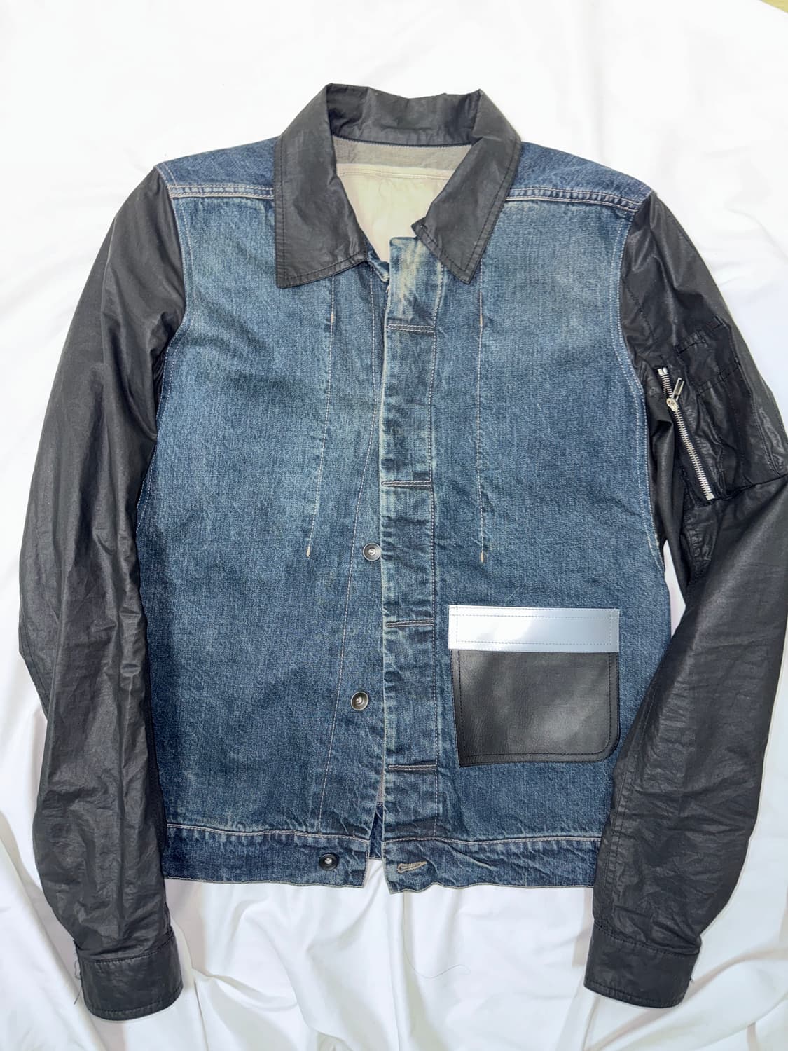 릭오웬스 다크쉐도우 하이브리드 데님 자켓 상품이미지3