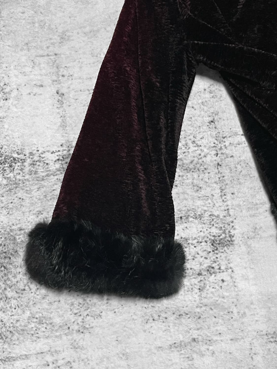 vintage velvet fur coat  상품이미지7