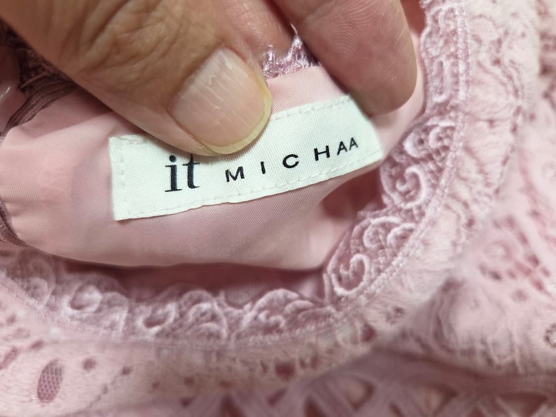 잇미샤(it michaa) 라운드넥 레이스원피스 55 새상품 상품이미지7