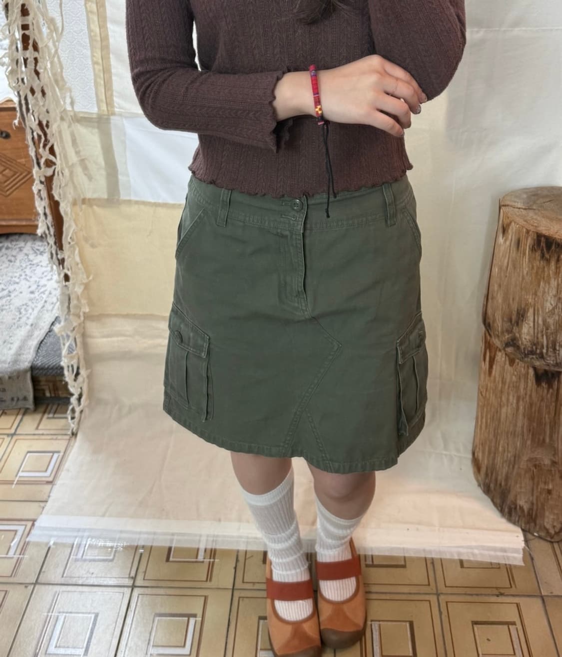 theoria 카고 스커트 상품이미지1