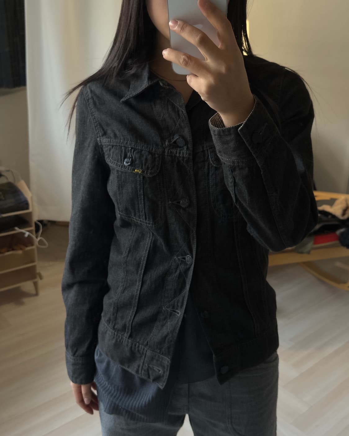 [LEE] black jean jacket 상품이미지7
