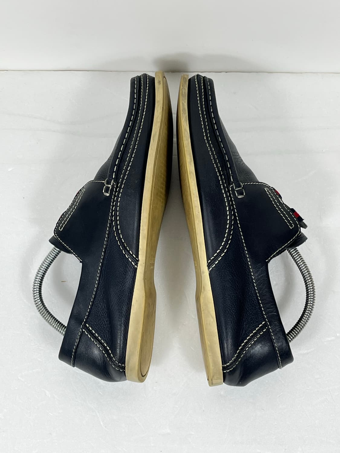 265) Gucci(구찌) 156099 네이비 레더 남성 모카신 슈즈 상품이미지5