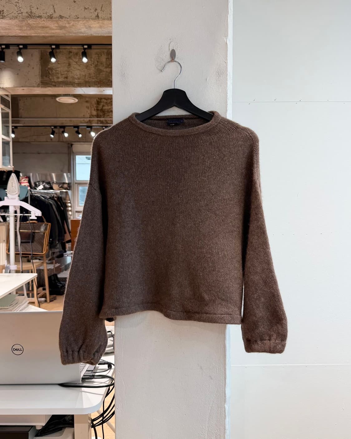 45rpm 브라운 캐시미어 혼방 니트  상품이미지2