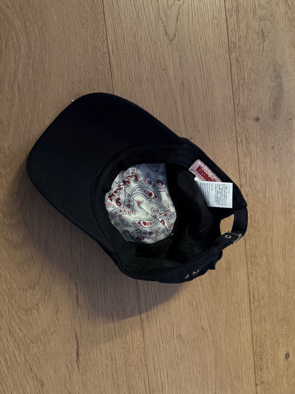 KUSNEUF 로고캡 블랙 상품이미지4