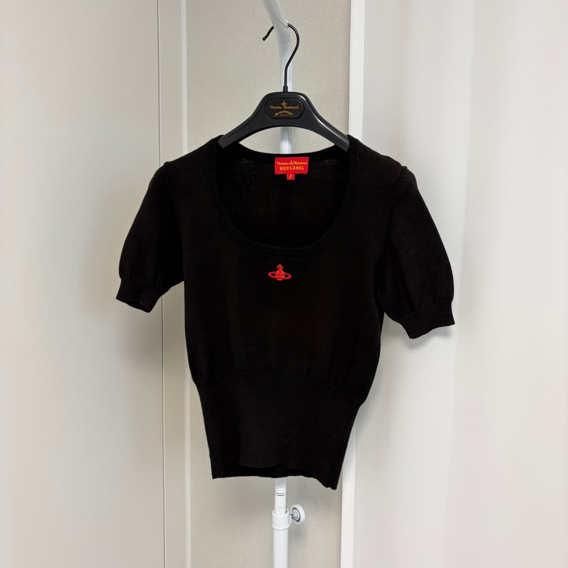 비비안웨스트우드 레드라벨 유넥 반팔 니트 상품이미지3