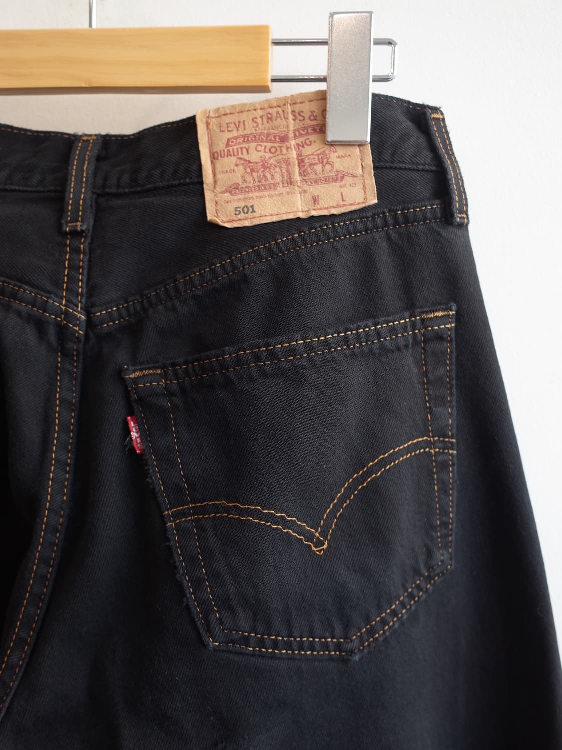 90s Levi's 501 리바이스 블랙진  상품이미지7