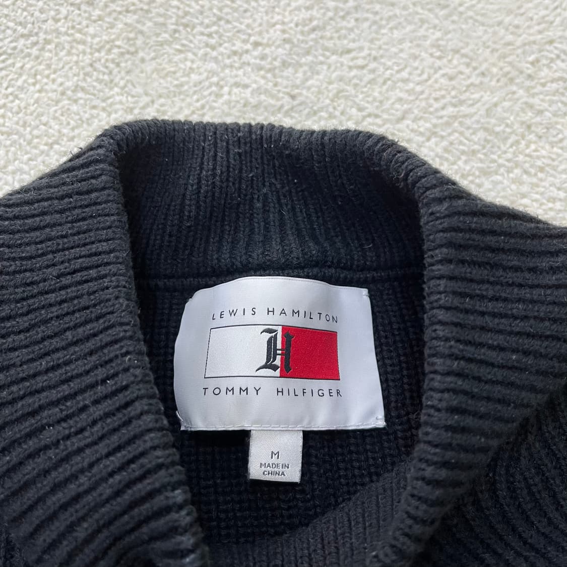 M 타미힐피거 빅로고 니트 스웨터 0401M 상품이미지2