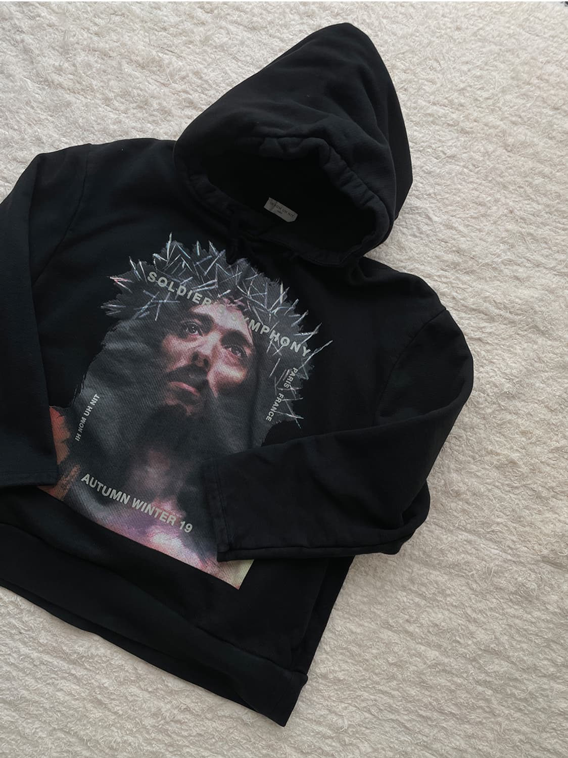 이놈어닛 19FW 지저스 JESUS 프린트 후드 티셔츠 상품이미지1