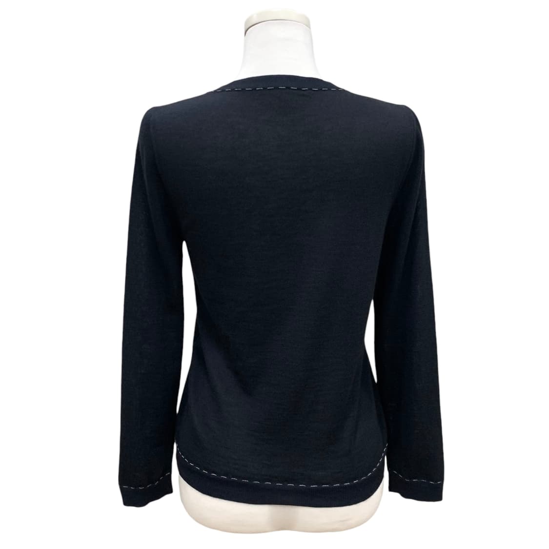 루이비통 자개단추 스티치 캐시미어 가디건 상품이미지2