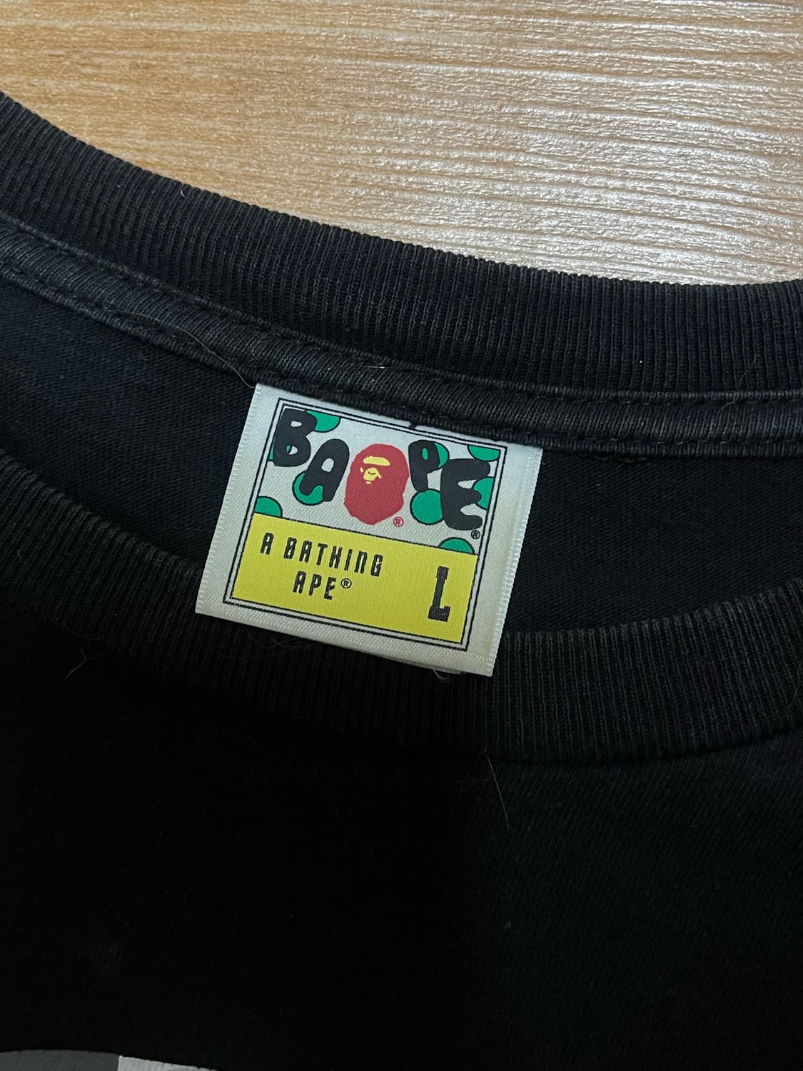 베이프 밀리터리 카모 반팔 티셔츠 L 상품이미지3