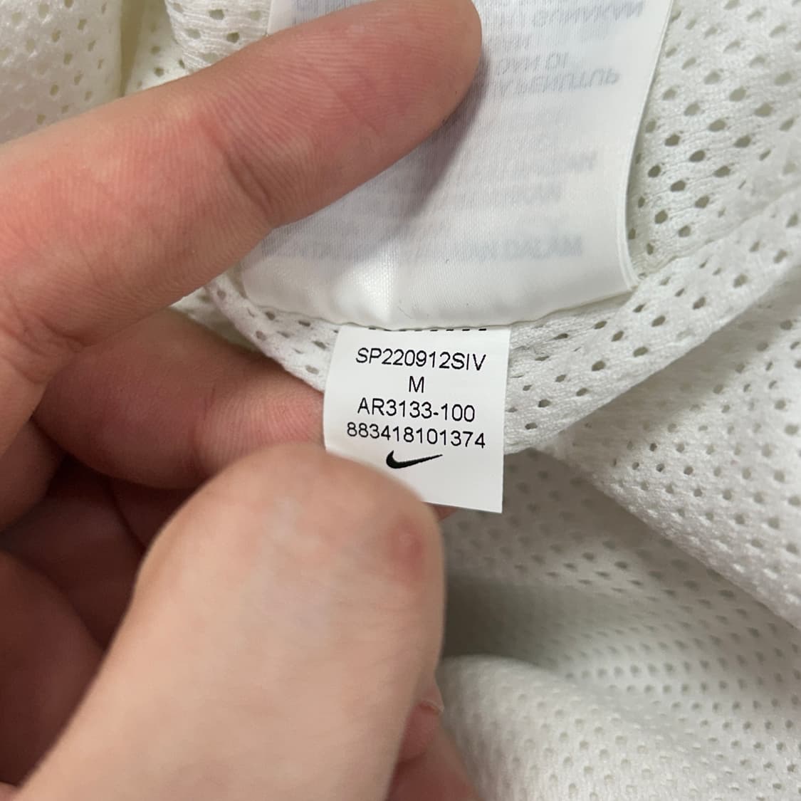 나이키 빅스우시 화이트 바람막이(M) 상품이미지4