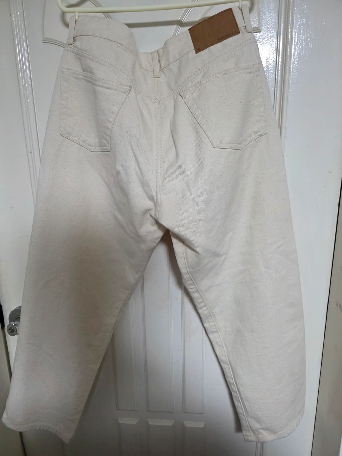 유니폼브릿지 아이보리 면바지 (L, 32) 상품이미지2