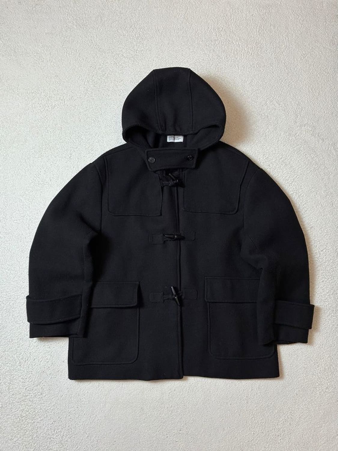 파르티멘토 오버사이즈 멜톤 콘보이 더플 코트 PN7296 상품이미지1